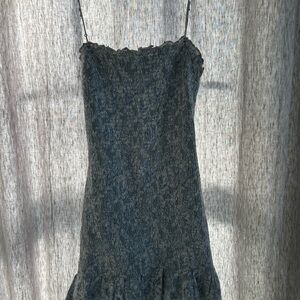 ABERCROMBIE& FITCH SMOCKED BODICE MINI DRESS MEDIUM